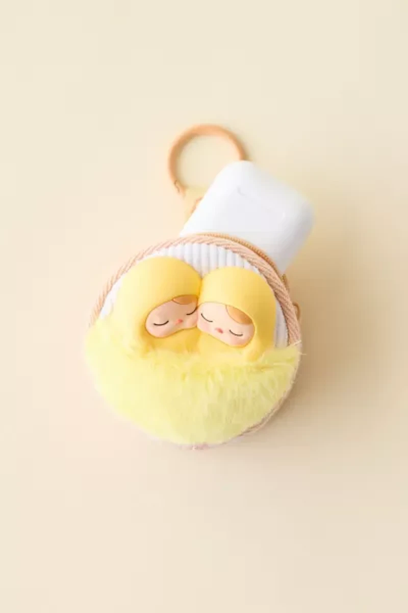 POP MART PUCKY Egg Beanie Series Earbud Case Keychain