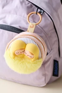 POP MART PUCKY Egg Beanie Series Earbud Case Keychain