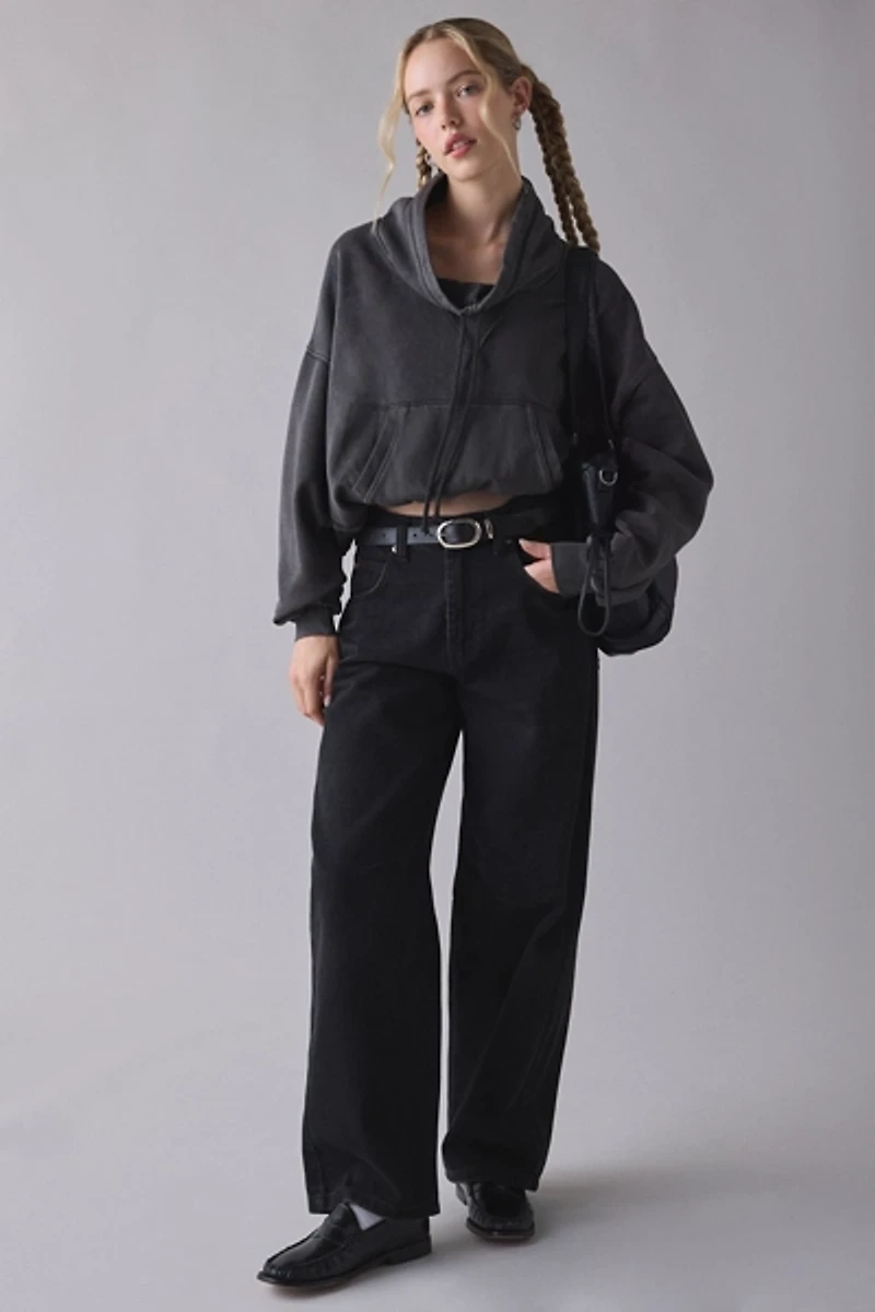 Out From Under Hear Me Drawstring Mockneck Pullover