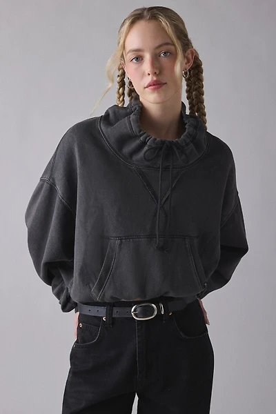 Out From Under Hear Me Drawstring Mockneck Pullover