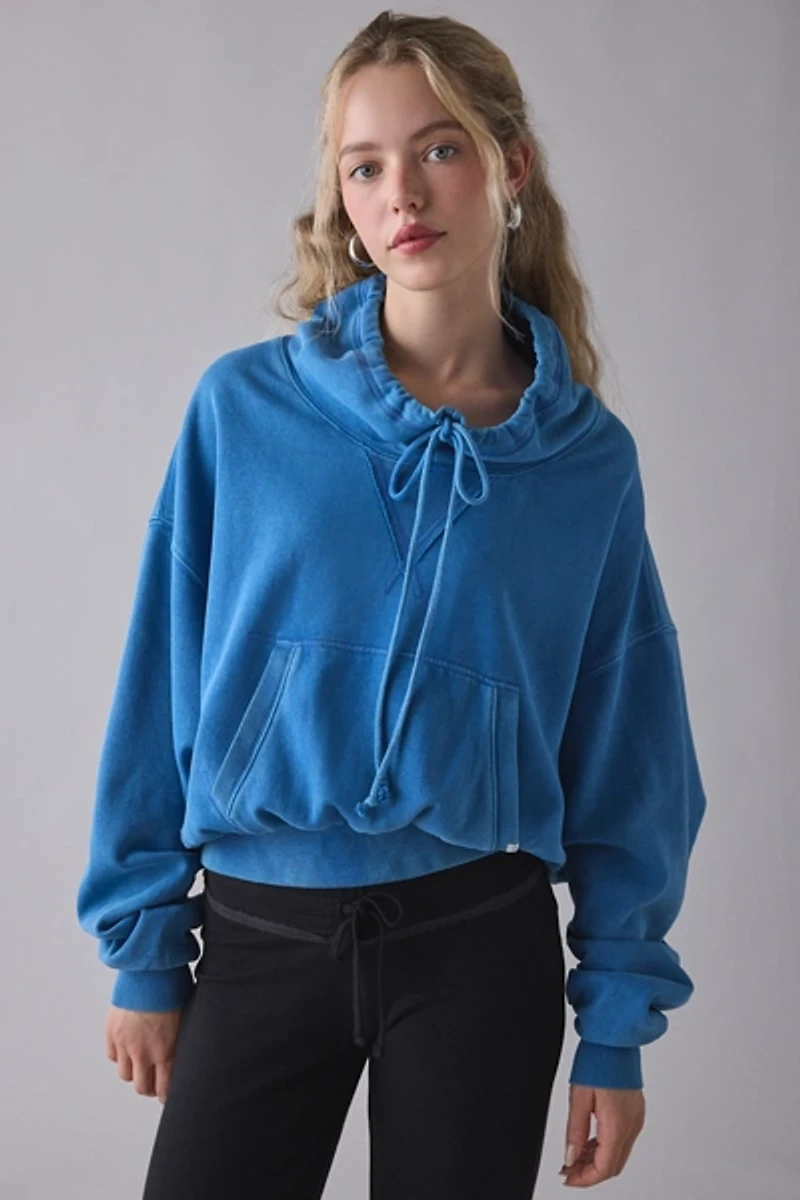 Out From Under Hear Me Drawstring Mockneck Pullover