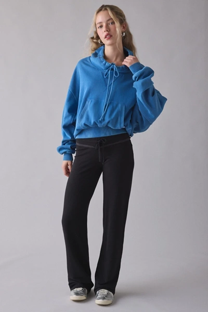 Out From Under Hear Me Drawstring Mockneck Pullover
