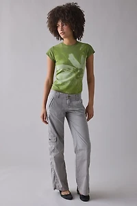 BDG Watercolor Flower Graphic Short Sleeve Spill The Tee