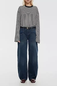 Lioness Bloom Stripe Long Sleeve Tee