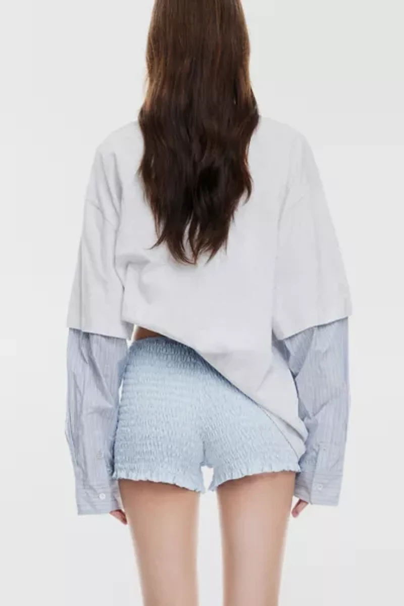 Lioness Bowen Layered Long Sleeve Oversized Shirt