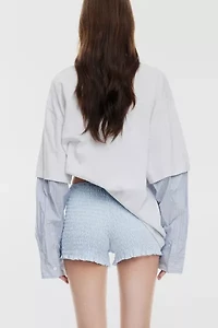 Lioness Bowen Layered Long Sleeve Oversized Shirt