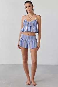 Out From Under Golden Hour Smocked Waist Short