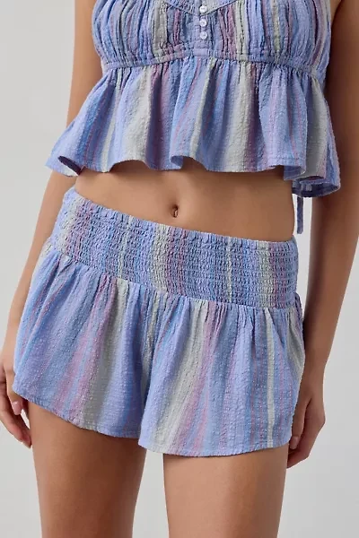 Out From Under Golden Hour Smocked Waist Short