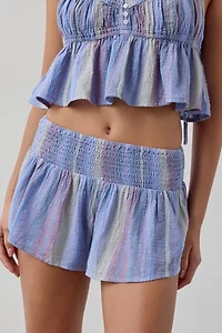 Out From Under Golden Hour Smocked Waist Short