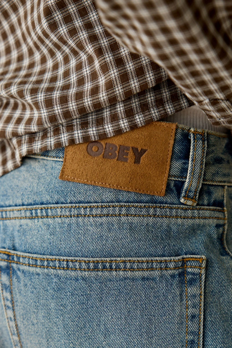 OBEY Classic Baggy Fit Jeans