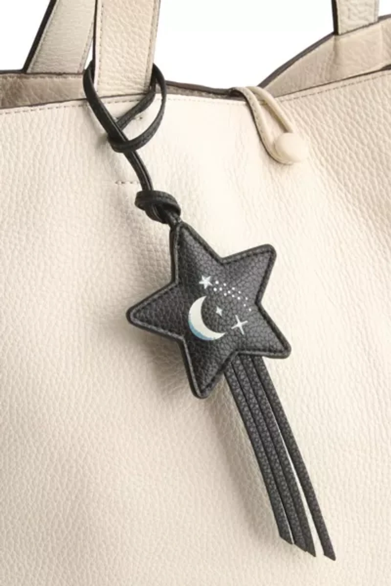 Vera Bradley Faux Leather Shooting Star Bag Charm