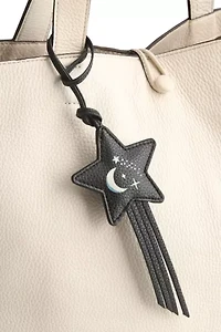 Vera Bradley Faux Leather Shooting Star Bag Charm