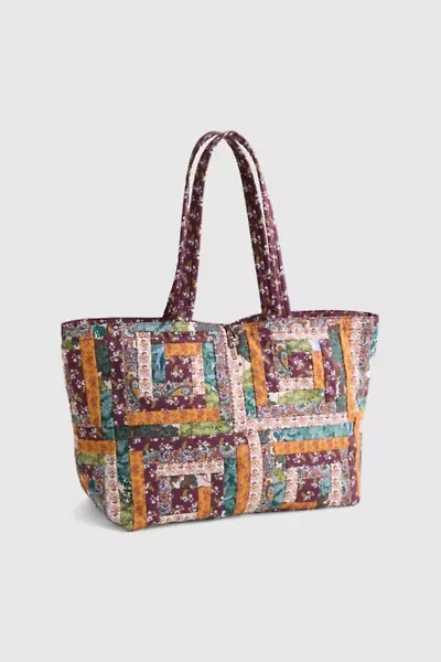 Vera Bradley Quilted Cotton Hathaway Tote Bag