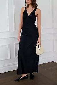 WeWoreWhat Satin Maxi Dress