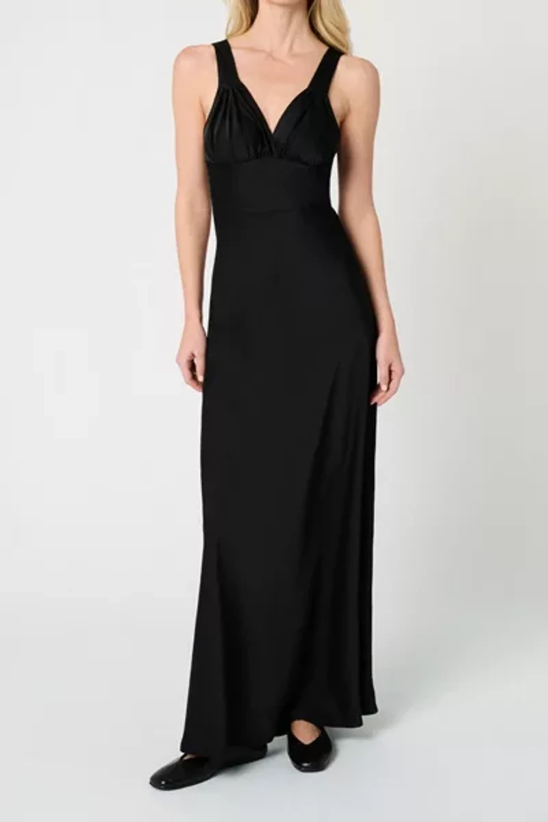 WeWoreWhat Satin Maxi Dress