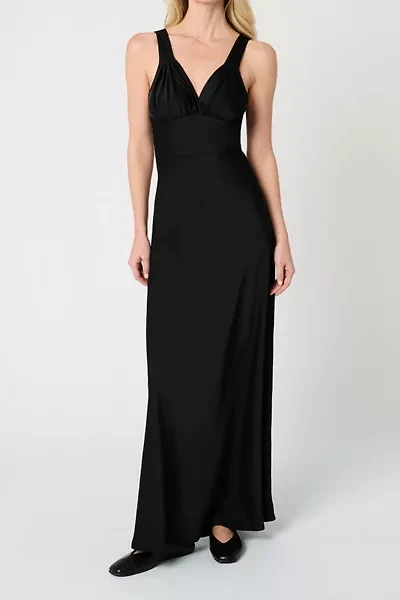 WeWoreWhat Satin Maxi Dress