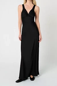 WeWoreWhat Satin Maxi Dress