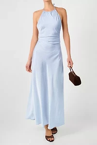 WeWoreWhat Striped Halter Maxi Dress
