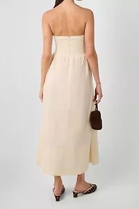 WeWoreWhat Corset Strapless Maxi Dress