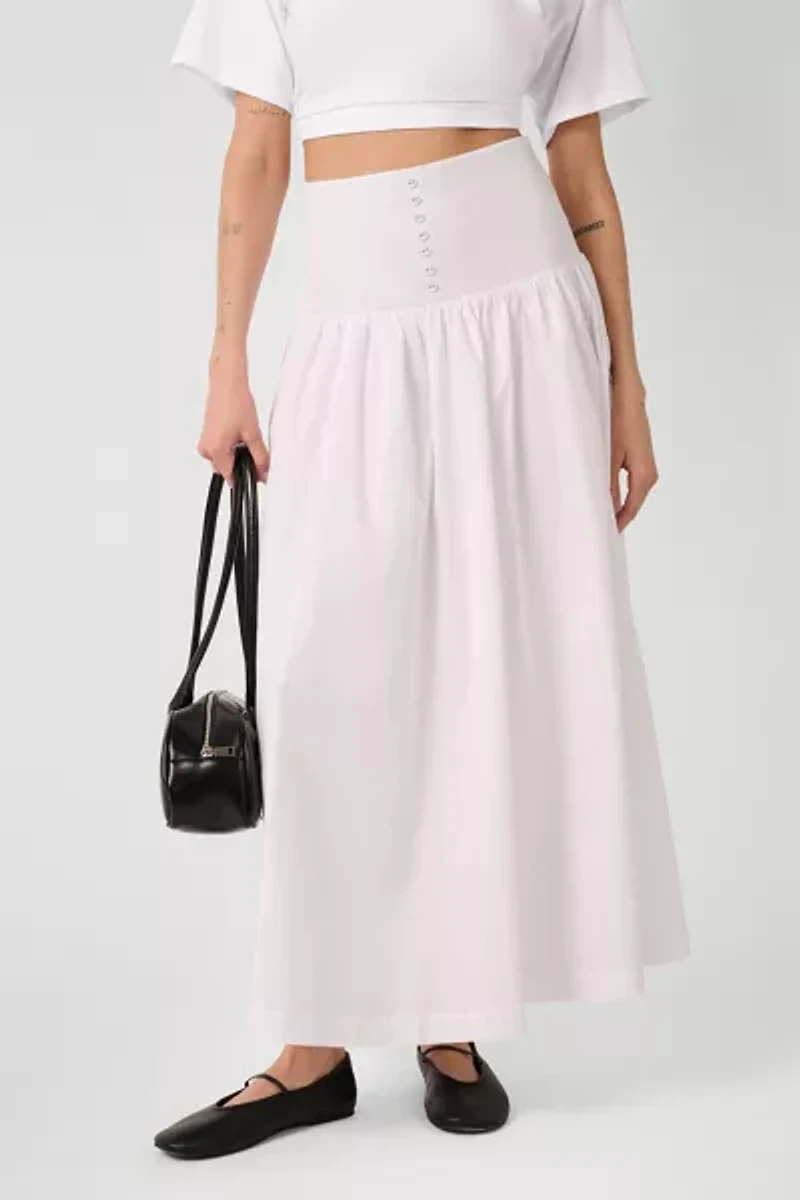 WeWoreWhat Drop Waist Maxi Skirt