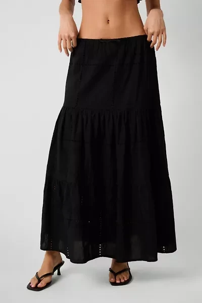 WeWoreWhat Eyelet Maxi Skirt