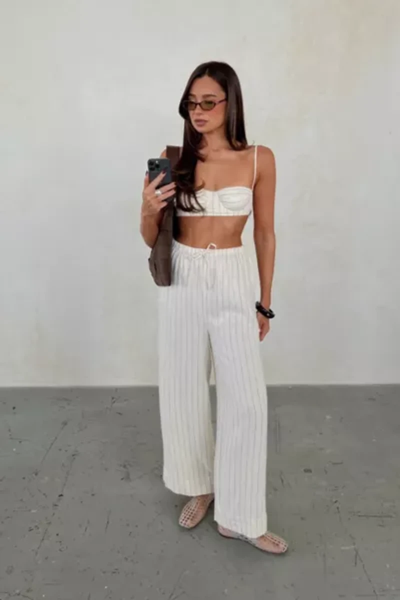 WeWoreWhat Tie Waist Pant