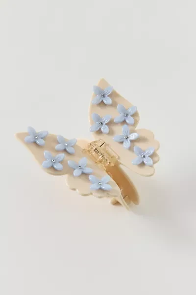 Embellished Butterfly Claw Clip