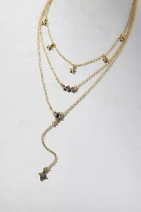 Garland Lariat Layered Necklace