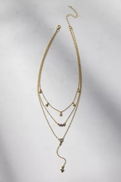 Garland Lariat Layered Necklace