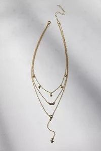 Garland Lariat Layered Necklace