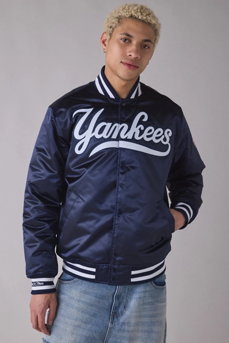 Mitchell & Ness MLB New York Yankees Authentic Satin Varsity Jacket