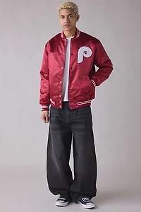 Mitchell & Ness MLB Philadelphia Phillies Authentic Satin Varsity Jacket