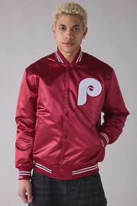 Mitchell & Ness MLB Philadelphia Phillies Authentic Satin Varsity Jacket