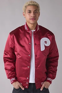 Mitchell & Ness MLB Philadelphia Phillies Authentic Satin Varsity Jacket
