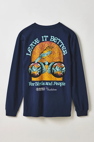 Parks Project X Audubon Leave It Better Graphic Long Sleeve Tee