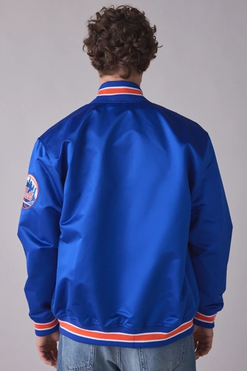 Mitchell & Ness MLB New York Mets Authentic Satin Varsity Jacket