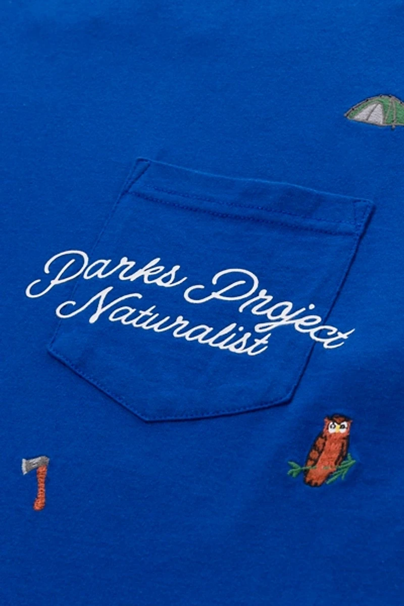 Parks Project Naturalist Embroidered Pocket Tee