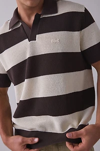 Lacoste Stripe Short Sleeve Polo Sweater