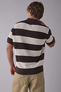 Lacoste Stripe Short Sleeve Polo Sweater