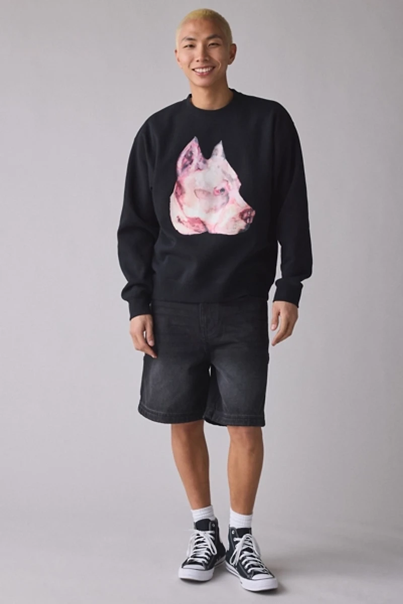 OBEY Pit Crew Pullover Neck Sweatshirt