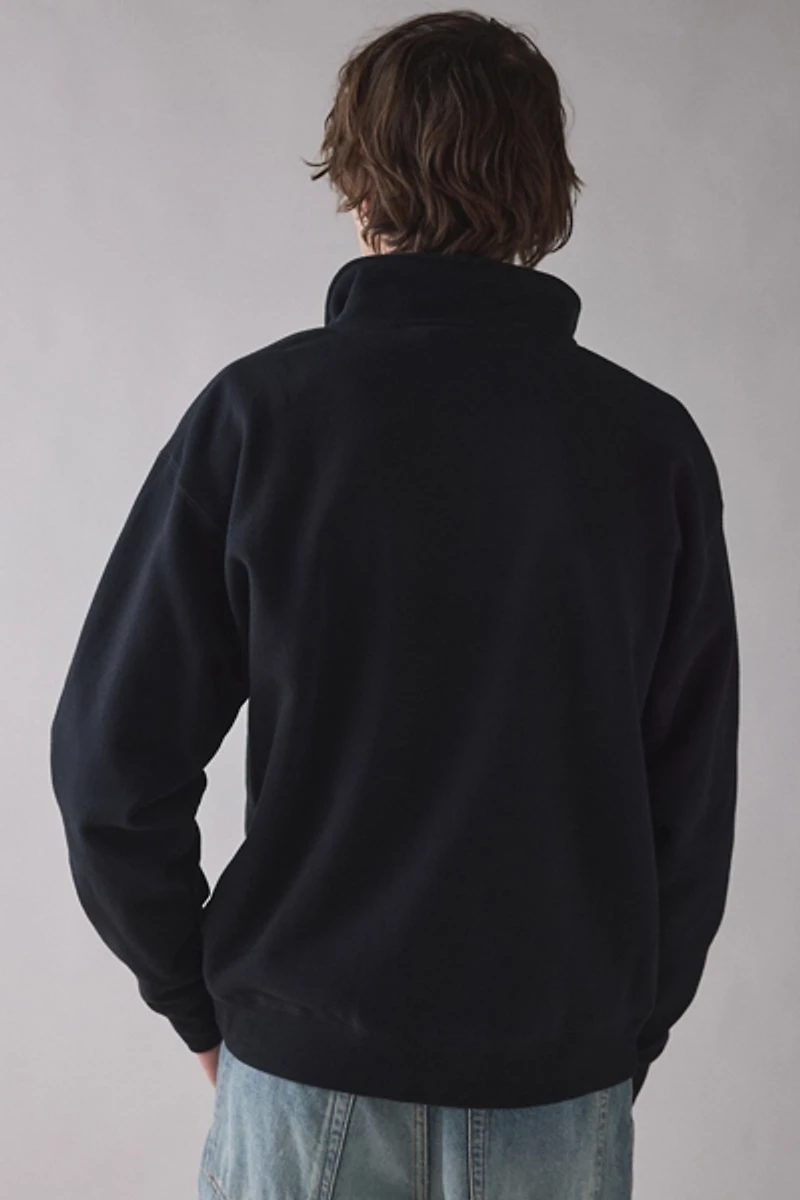 OBEY Established Works Boxy Quarter Zip Sweatshirt