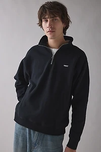OBEY Established Works Boxy Quarter Zip Sweatshirt