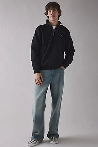 OBEY Established Works Boxy Quarter Zip Sweatshirt