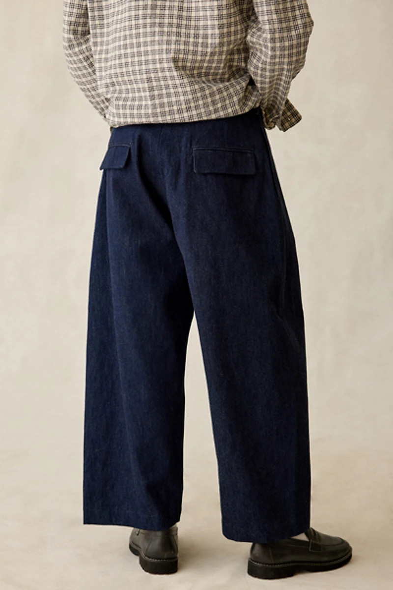 Levi’s® Blue Tab Pleated Denim Trouser Pant