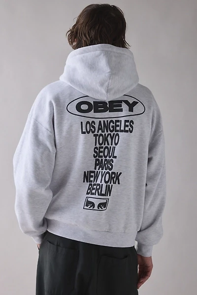 OBEY Oval Cities Hoodie Sweatshirt