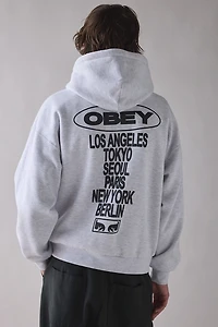 OBEY Oval Cities Hoodie Sweatshirt