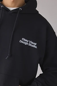 OBEY Visual Industries Graphic Hoodie Sweatshirt