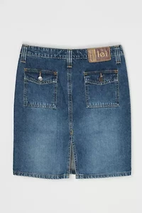 Vintage Y2k Denim Cargo Mini Skirt