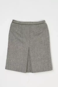 Vintage Y2k Speckled Tweed Knee-Length Skirt