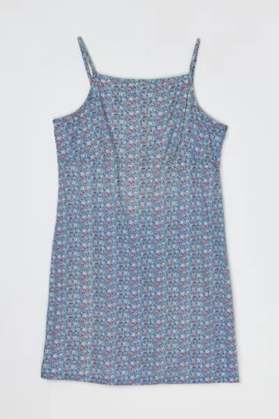 Vintage 90s Floral Printed Mini Dress
